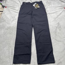 Carhartt FR Washed Duck Dungaree Pants Mens 34x36 Black Workwear CAT2 100791