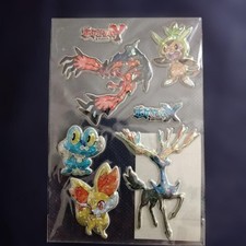 Pokemon Xy Pukku Reseal 3D Sticker Aeon Pre-Order Bonus