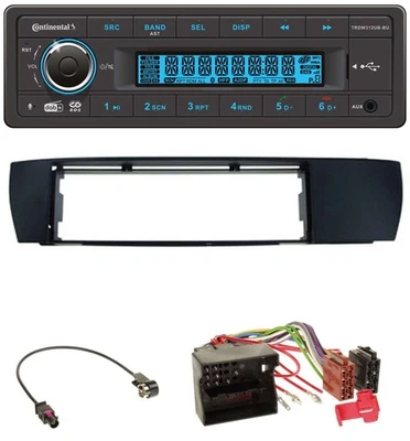 Continental MP3 DAB USB Bluetooth Autoradio für BMW X3 (E83 2004-2010) seitlich - Bild 1 von 4