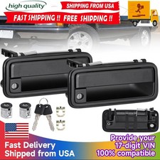 Exterior Door Handle W Lock Cylinder For Chevrolet C1500 Gmc K1500 88-99 Front Exterior Door Handle W Lock Cylinder For Chevrolet C1500 Gmc K1500 88-99 Front