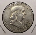 1958 D FRANKLIN HALF DOLLAR 50c (#305) Denver, circulated, ungraded