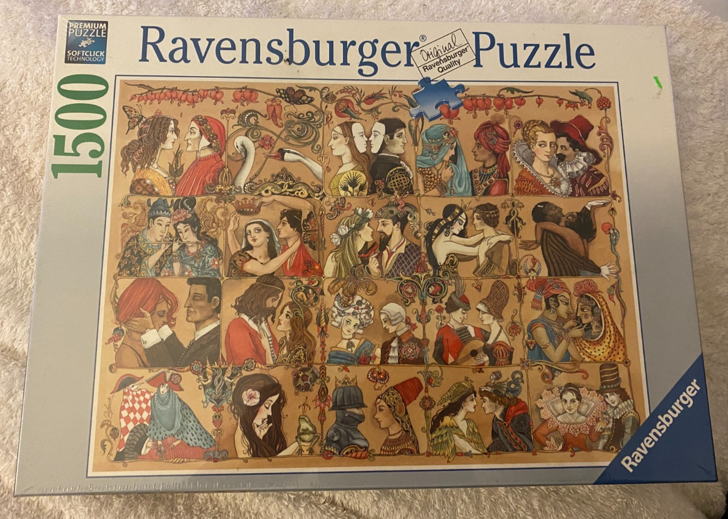 Ravensburger 1500 Piece Jigsaw Puzzle 'Love Through the Ages' NEW SEALED