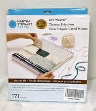 Martha Stewart Crafts DIY Weaver Starter Kit Weaving LOOM Wall Hanging Pom Poms