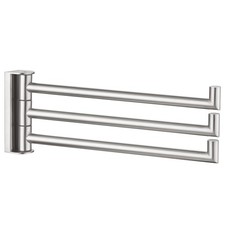 Angle Simple Swivel Hand L W H: 9-13/16" x 1-3/16" x 3-3/4", Brushed Nickel