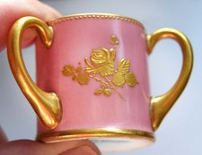 VERY RARE 24K ROYAL DOULTON MINIATURE TYG -  Robert Allen Studio RA 3402 - c1902