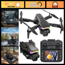 1080P Camera Drone for Kids  Adults, Mini Drone with Dual Lens, LED Lights, Opt