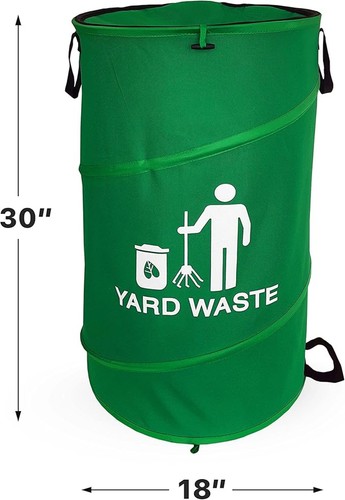 Gigco21 Yard Reusable Bag 33 Gallon PopUp Garden Waste Container