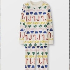 Hanna Andersson Pajama Set 14 Colorful Christmas Festive Holiday Santa Preppy