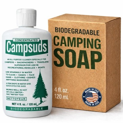 Camping Trip All Purpose Cleaner - Concentrated Campsuds 4oz Green