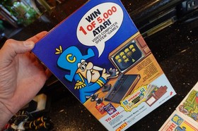 Vintage Atari 2600 Cap'n Crunch Computer Video Game Console PRIZE WINNING TICKET