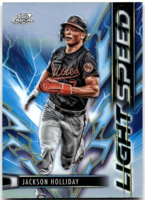 2025 Topps Chrome Cosmic #LS-11 Jackson Holliday Light Speed