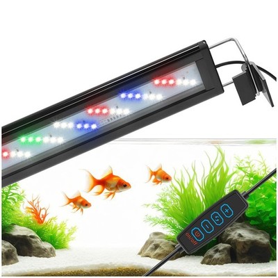 DaToo LED Aquarium Light Full Spectrum Fish Tank Light with Dimmer White Blue...