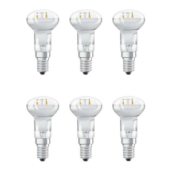 6 X Osram Led Filament R39 Reflektor 1,6W = 12W E14 110Lm Warmweiß 2700K 90°-image
