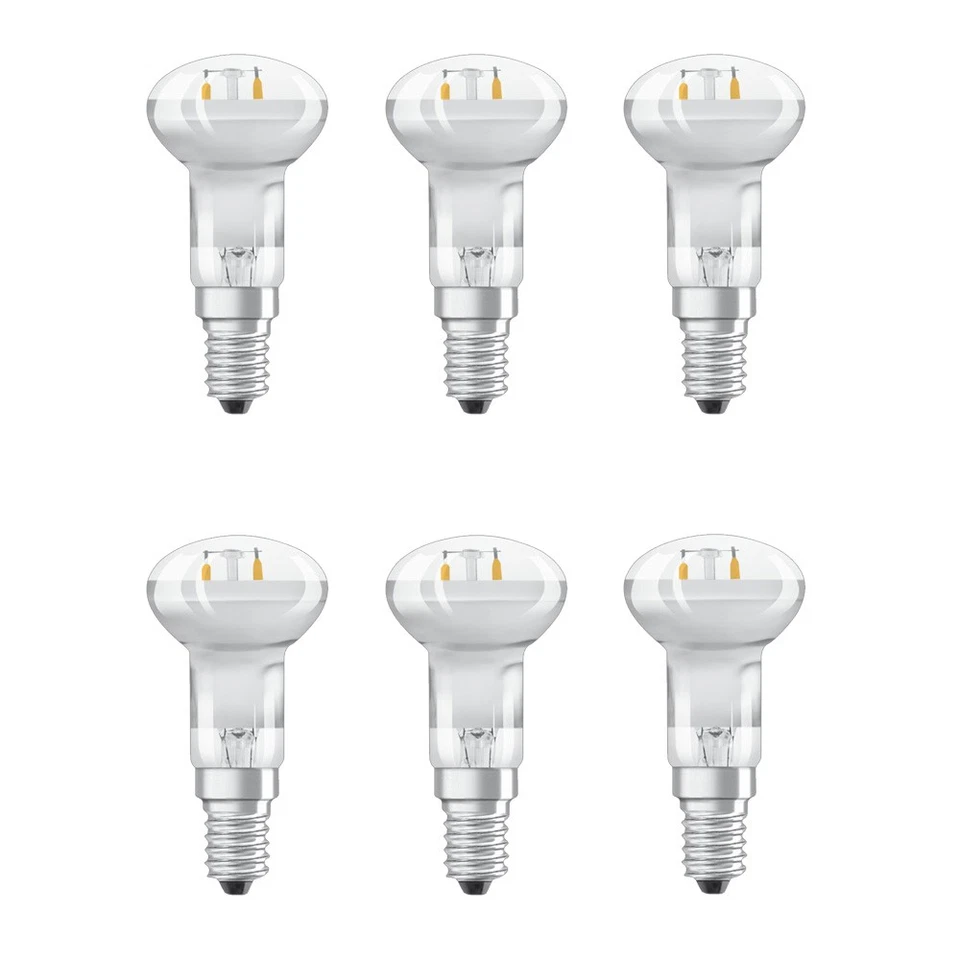 6 x Osram LED Filament R39 Reflektor 1,6W = 12W E14 110lm warmweiß 2700K 90° - Bild 1 von 4