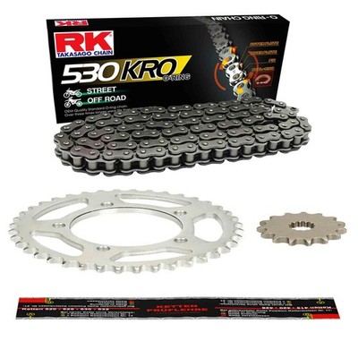 Kettensatz Kawasaki ZZR 600 (ZX600D) 90-92, RK EXTRA verstärkt, O-Ring