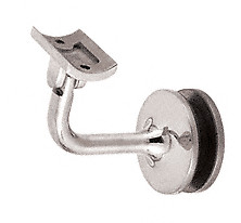 CRL HR20GAPS Polished Stainless La Jolla Series Glass Mounted Hand Rail Bracket