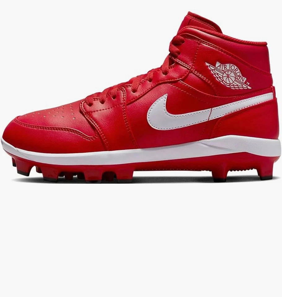 Nike Air Jordan 1 Retro MCS "Vermelho Universitário" Vermelho Branco AV5354-601 Masculino Tamanho 14 - Imagem 2 de 4