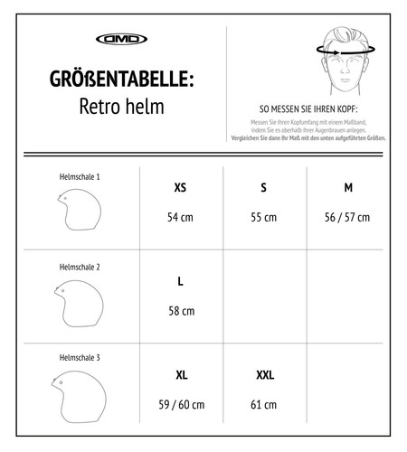 DMD Retro Solid Matt Black Open Face Helm Jethelm Motorradhelm ECE2206 Gr. L - - Bild 4 von 4