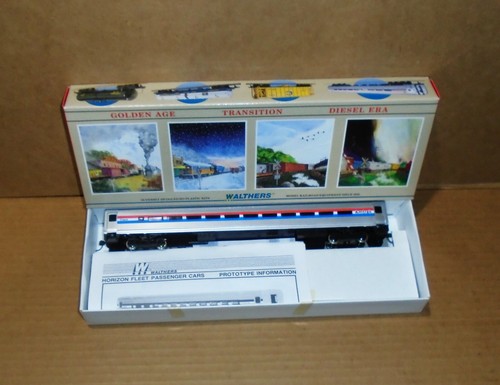 : Walthers HO .. "Amtrak 85 Foot Horizon Coach - Passenger Car" w/ Box #932-6051 - Picture 7 of 13