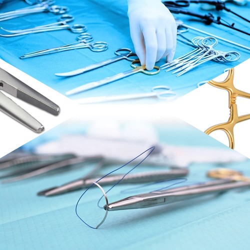 TC Olsen-Hegar Suture Needle Holder 6" Tungsten Carbide Tip Surgical Veterinary - 第 7/8 張圖片