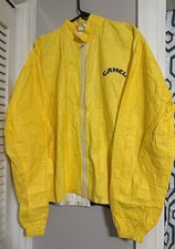 Camel Jacket Men XL 90s 1992 Cigarette Promo Vintage Yellow Tyvek Windbreaker