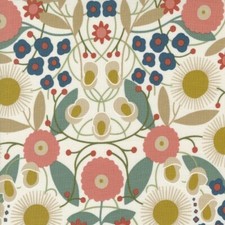 Imaginary Flowers By Gingiber For Moda - Cloud Imaginary Flowers  48381-11