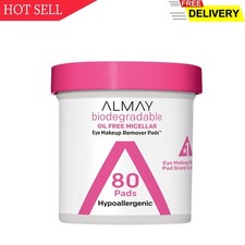 Almay Biodegradable Makeup Remover Pads, Micellar Gentle, Hypoallergenic, Fra...