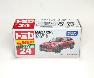 TOMICA 24 MAZDA CX-5 1/66 TOMY 2018 JAN NEW DIECAST CAR CX5 Red A