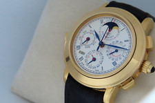 IWC DESTRIERO SCAFUSIA 18K GOLD REF 1868 MINUTE REPEATER CHRONOGRAPH TOURBILLON! 6