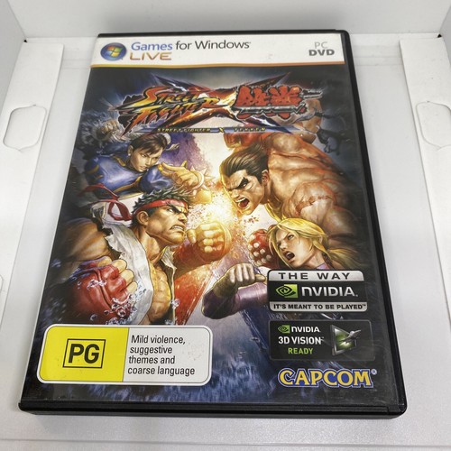 Street Fighter X Tekken PC Juego DVD Rom 2012 Capcom