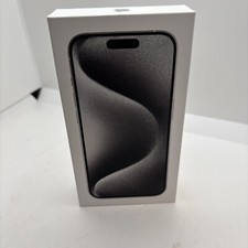 Apple iPhone 15 Pro 128GB White Titanium Empty Box ONLY