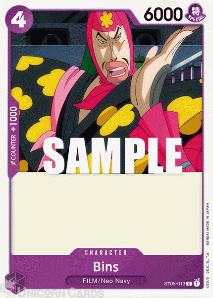 ST05-013 Bins :: Common One Piece TCG Card