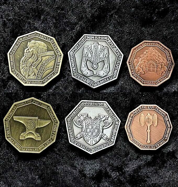 Forged Dwarven Coin Set - Medieval Collectibles in 2023