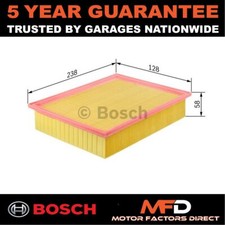 Image of Air Filter Bosch Fits Nissan Juke Note NV200 / Evalia Renault Clio Modus Grand