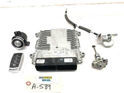 2018-2020 GENESIS G80 SPORT 3.3L ECU ECM ENGINE CONTROL MODULE KEY START SWITCH