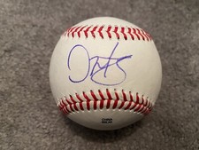 WASHINGTON NATIONALS DAVE MARTINEZ HAND SIGNED AUTOGRAPHED BALL BASEBALL COA