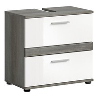 Xonox.Home Waschbeckenunterschrank Badschrank Unterschrank Blake Rauchsilber