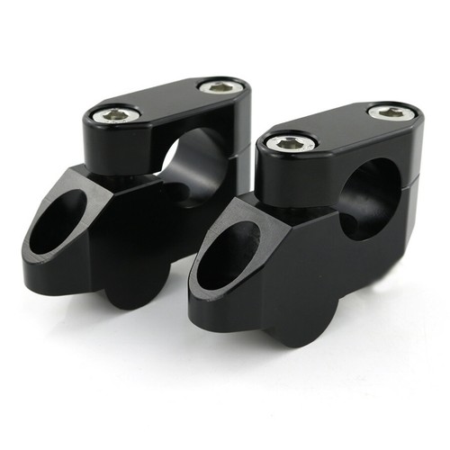 1 Pair Handlebar Risers & Offset Kits For Motorcycle w/7/8in 22mm Handle Bars - Picture 9 of 12