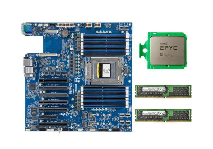 GIGABYTE MZ32-AR0 PCI-E4.0 E-Atx Motherboard For Amd Epyc 7002/7442