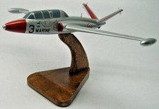 Fouga CM-175 Zephyr French Trainer Airplane Desktop Kiln Dry Wood Model Regular 