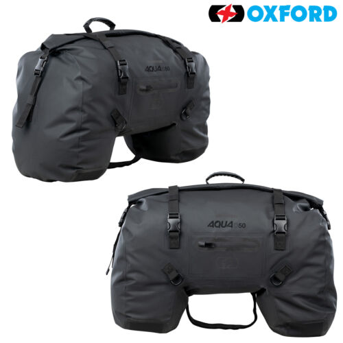 Oxford Aqua D50 Wasserdicht Motorrad Seesack Roll Tail Bag Tail Pack 50L - Bild 5 von 26