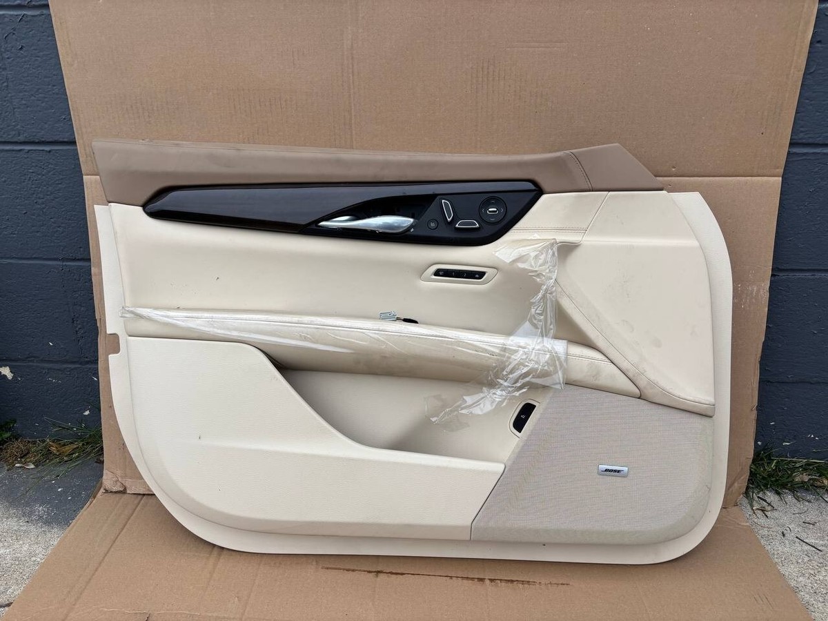 2016-2020 Cadillac CT6 Front LH Door Trim Panel Beige | 84102648