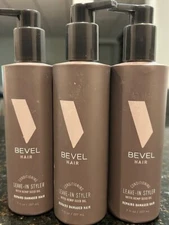BEVEL Hair LEVEL IN STYLER Conditioning Hemp Seed Oil 7 fl oz-Lot of 3