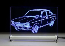 LED-Leuchtschild graviert ist  Opel Kadett C Limousine   AutoGravur limo