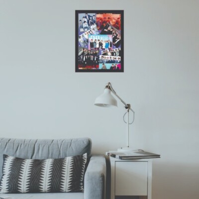 BTS Photo Frame Synthetic Wood & Paper For Home and Office