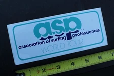 ASP Association Of Surfing Professionals World Tour V42B Vintage Surfing STICKER