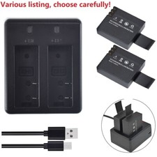 Battery or Charger for PG1050 PG900 S009R GP137 QUMOX SJ4000 SJCAM M10 SJ4000B
