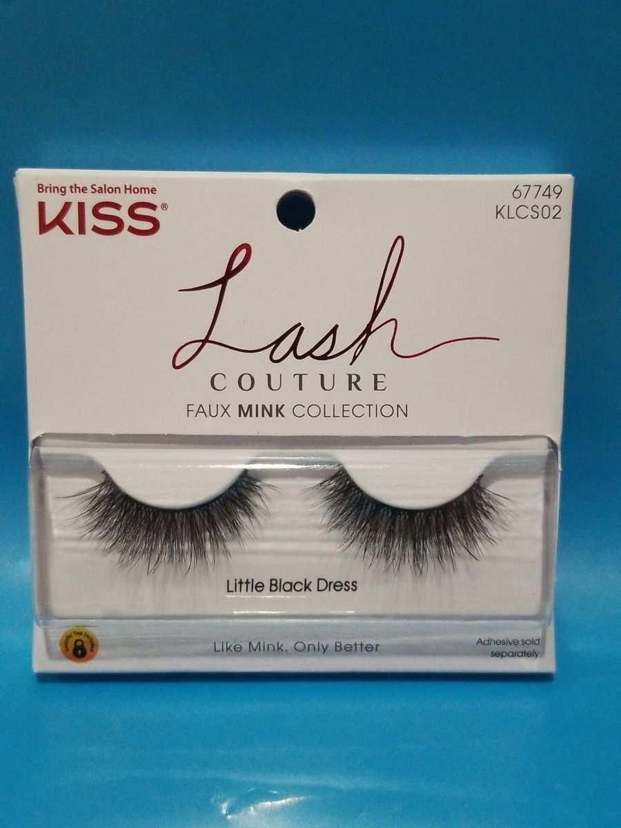2 ) KISS Lash  COUTURE FAUX MINK COLLECTION Little Black Dress / SOIR  67749 | eBay