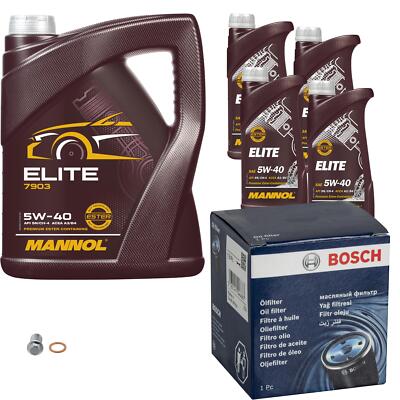 BOSCH Ölfilter Motoröl 9L MANNOL ELITE 5W-40 für Mercedes SLS 6.2 M-Klasse