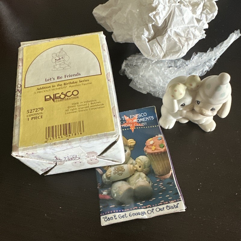 Precious Moments Figure 527270 LET'S BE FRIENDS 1991